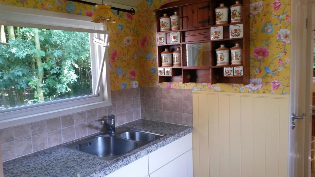 לינה וארוחת בוקר Someren Pipowagen Camping Puur Genieten מראה חיצוני תמונה