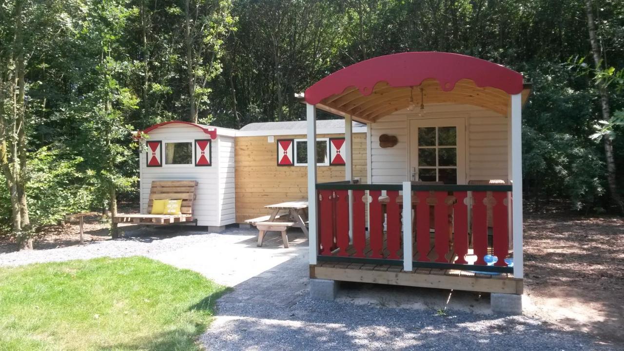 לינה וארוחת בוקר Someren Pipowagen Camping Puur Genieten מראה חיצוני תמונה